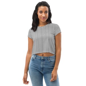 LADIES CROP TEES - Shirt, Crop Top, Gift For Her, Stylish Crop Top