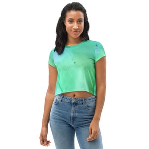 LADIES CROP TEES - Shirt, Crop Top, Gift For Her, Stylish Crop Top