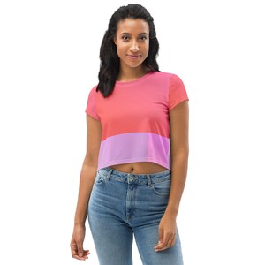 LADIES CROP TEES - Shirt, Crop Top, Gift For Her, Stylish Crop Top