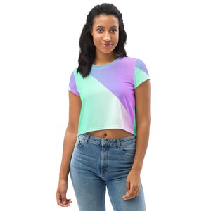 LADIES CROP TEES - Shirt, Crop Top, Gift For Her, Stylish Crop Top