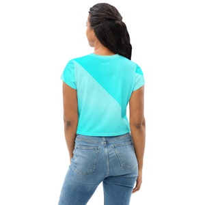 LADIES CROP TEES - Shirt, Crop Top, Gift For Her, Stylish Crop Top