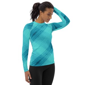 WOMEN’S RASH GUARD - Sun Protection Shirt, Female Rash Guard, Gift For Her, Stylish Rash Guards