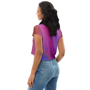 LADIES CROP TEES - Shirt, Crop Top, Gift For Her, Stylish Crop Top