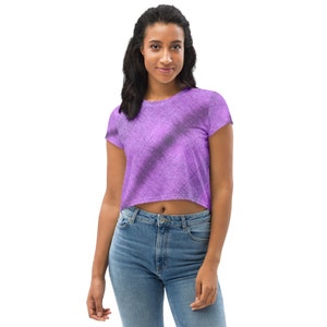 LADIES CROP TEES - Shirt, Crop Top, Gift For Her, Stylish Crop Top