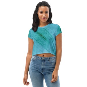 LADIES CROP TEES - Shirt, Crop Top, Gift For Her, Stylish Crop Top
