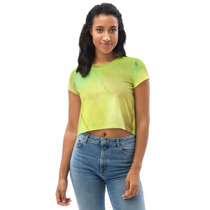 LADIES CROP TEES - Shirt, Crop Top, Gift For Her, Stylish Crop Top
