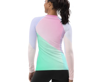 WOMEN’S RASH GUARD - Sun Protection Shirt, Female Rash Guard, Gift For Her, Stylish Rash Guards