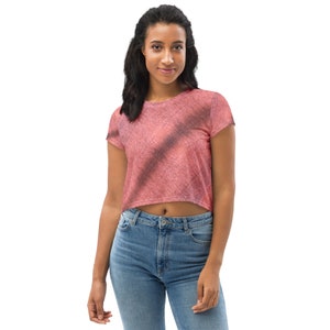 LADIES CROP TEES - Shirt, Crop Top, Gift For Her, Stylish Crop Top