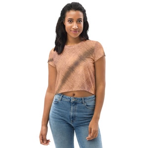 LADIES CROP TEES - Shirt, Crop Top, Gift For Her, Stylish Crop Top
