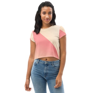 LADIES CROP TEES - Shirt, Crop Top, Gift For Her, Stylish Crop Top