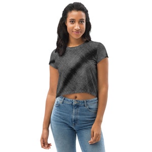 LADIES CROP TEES - Shirt, Crop Top, Gift For Her, Stylish Crop Top