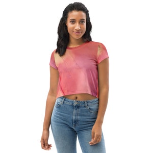 LADIES CROP TEES - Shirt, Crop Top, Gift For Her, Stylish Crop Top
