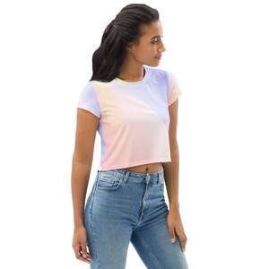 LADIES CROP TEES - Shirt, Crop Top, Gift For Her, Stylish Crop Top