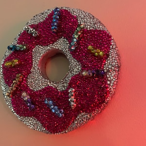 Rhinestone doughnut