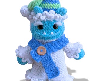 Yeti-haakpatroon knuffel, sneeuwpop-amigurumi (pdf-patroon)
