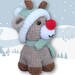 Reindeer Amigurumi Crochet Pattern: Christmas Rudolph Plushie (PDF ...