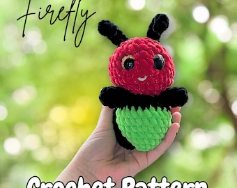 Firefly Crochet Pattern: Amigurumi Plushie (PDF Pattern)
