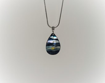 Moonlight Teardrop Necklace