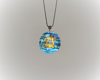Honu Round Necklace
