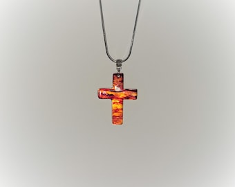 Sunset Cross Necklace