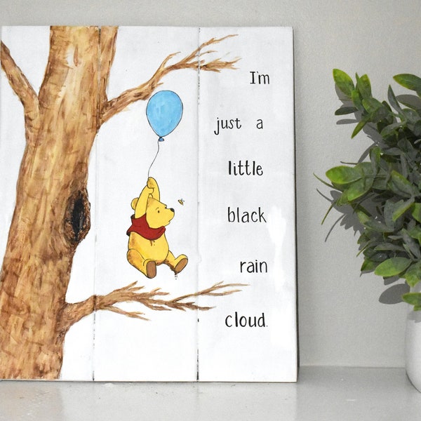 Winnie the Pooh Black Rain Cloud - Etsy