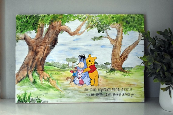 Winnie The Pooh Even If We Re Apart I Ll Always Etsy