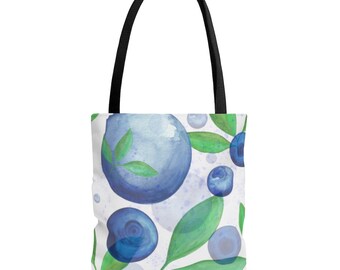 blueberry hand bag