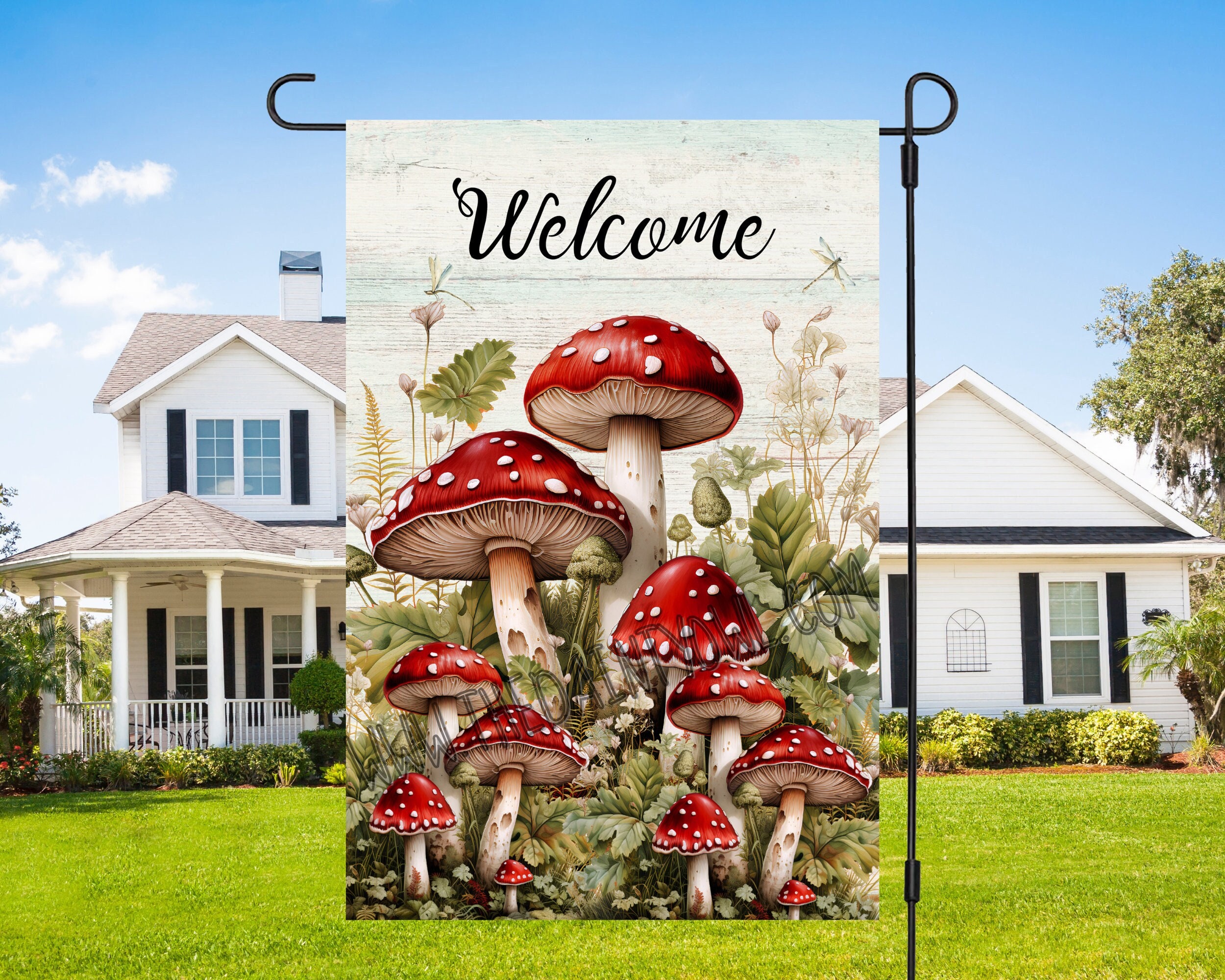 Mushroom Yard Decor - Etsy