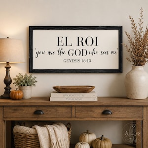 El Roi Scripture Print, Genesis 16:13 Christian Decor (Digital Download)