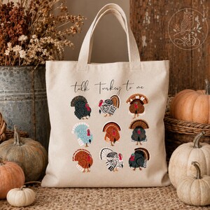 Talk Turkey to Me PNG: Thanksgiving Turkey Chart Design (Digital Download) Bild 5