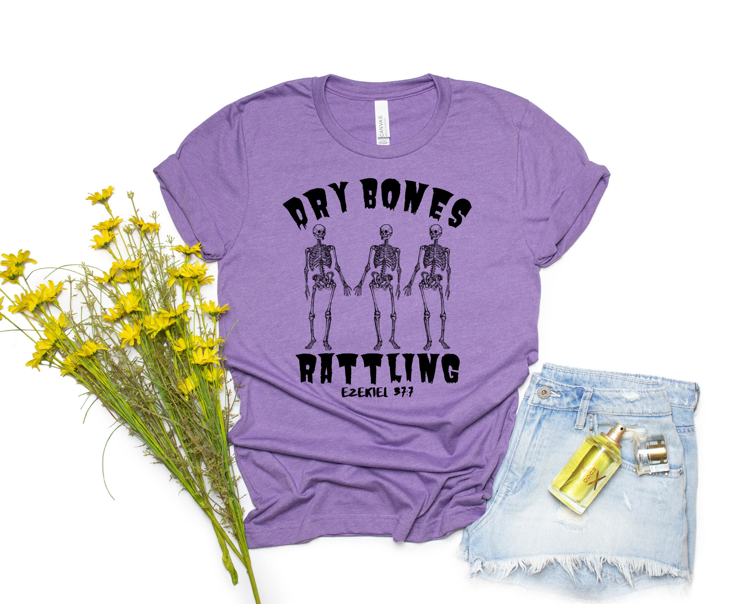 Dry Bones Rattling PNG SVG Halloween Christian Design Bones Etsy