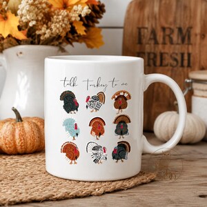 Talk Turkey to Me PNG: Thanksgiving Turkey Chart Design (Digital Download) Bild 6