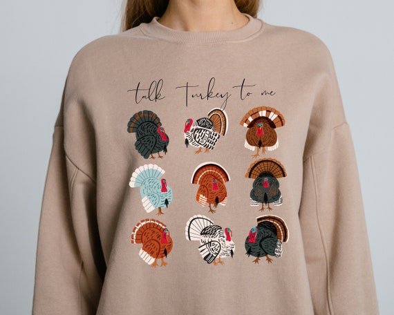 Talk Turkey to Me PNG: Thanksgiving Turkey Chart Design (Digital Download)