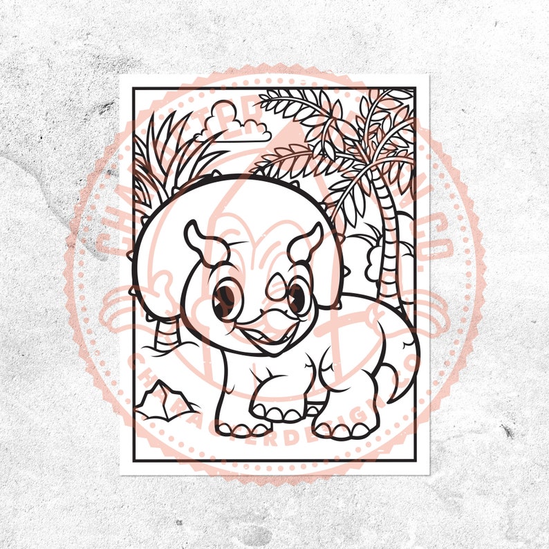 Dinosaur Coloring Pages, 5X Printable Dinosaur Colouring Sheets, Perfect for Kids Dinosaur Parties, Printable Dino Activity Sheets, PDF image 6