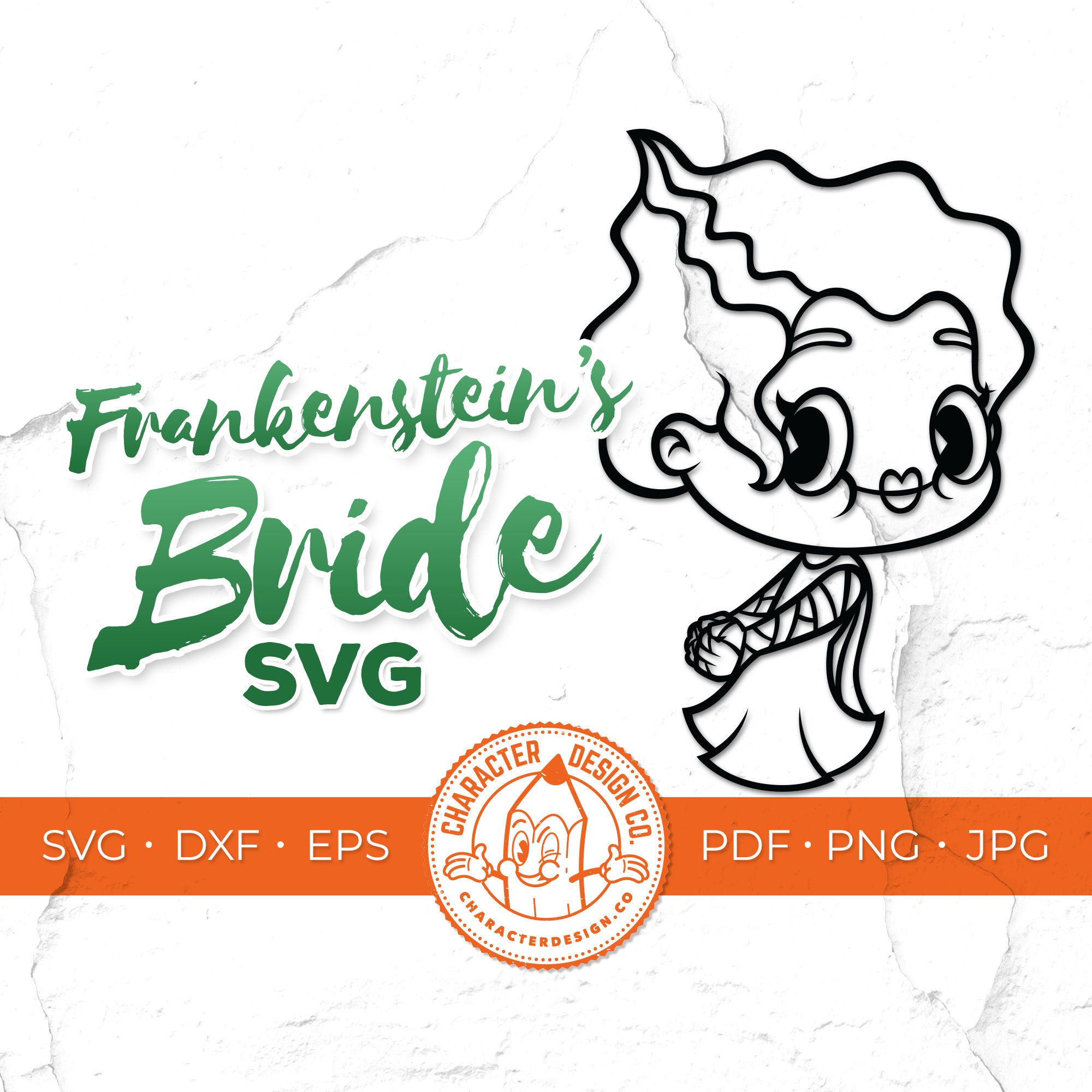 Bride of Frankenstein SVG. Halloween SVG. Cricut. Silhouette. | Etsy UK