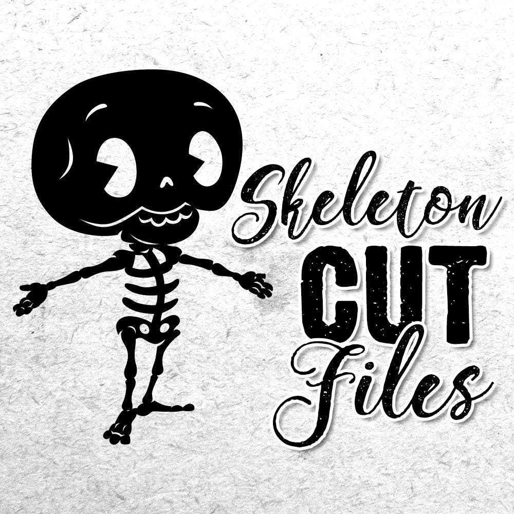 Download Skeleton SVG. Halloween SVG. Cricut. Skeleton silhouette ...
