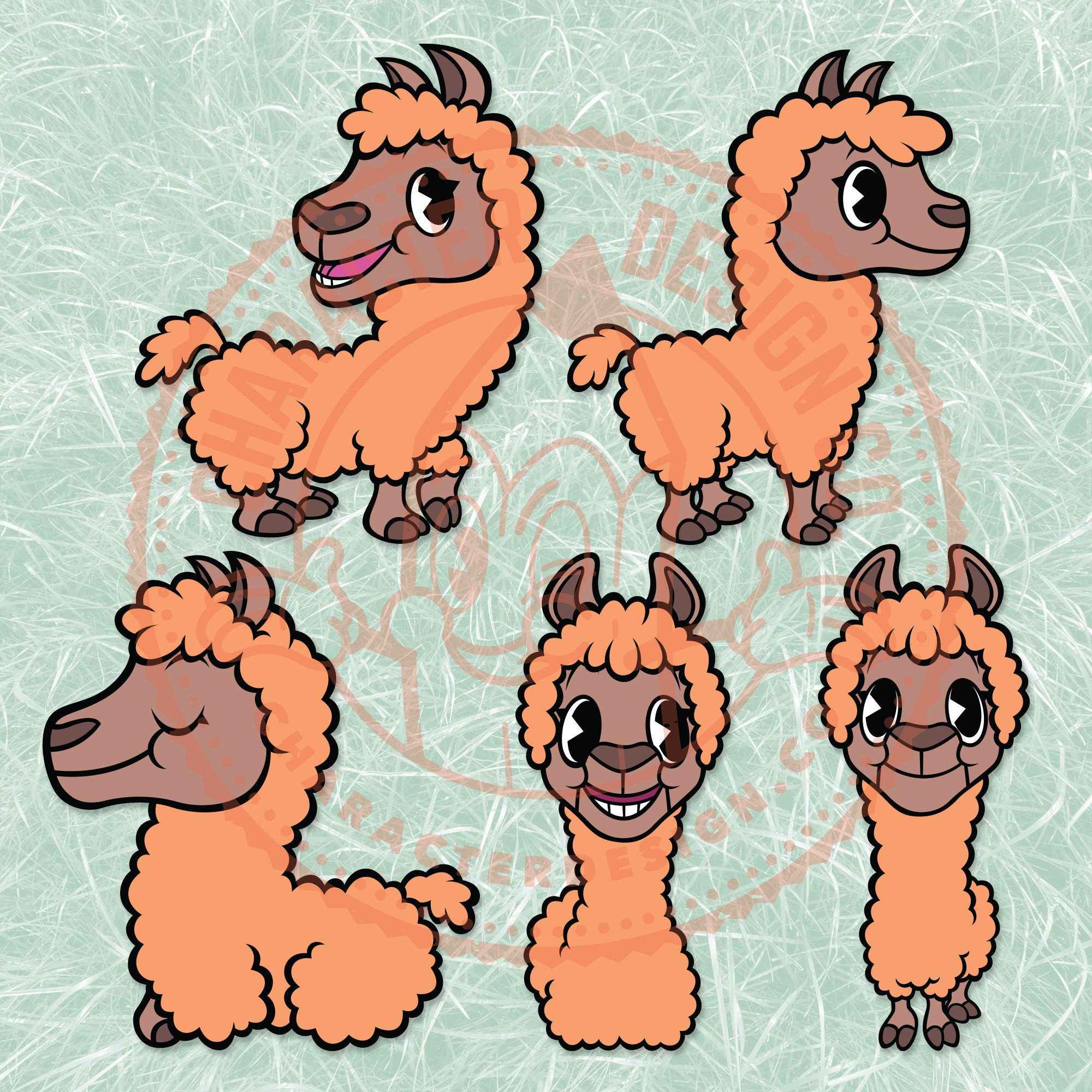 Llama cute clipart svg cricut file misskatecuttables llamas transparent silhouette alpaca cut animal cuts birthday cuttables kate miss scrapbook Llama SVG bundle color & outline Cute Lama SVG Pack | Etsy