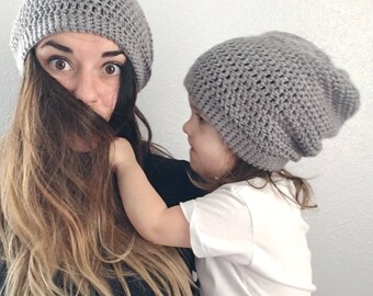 ALL SIZES - Slouch Beanie - Pick Your Color