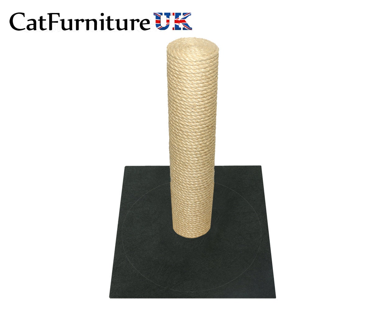 100 Sisal Large Cat Scratching Post Handmade in UK High Etsy