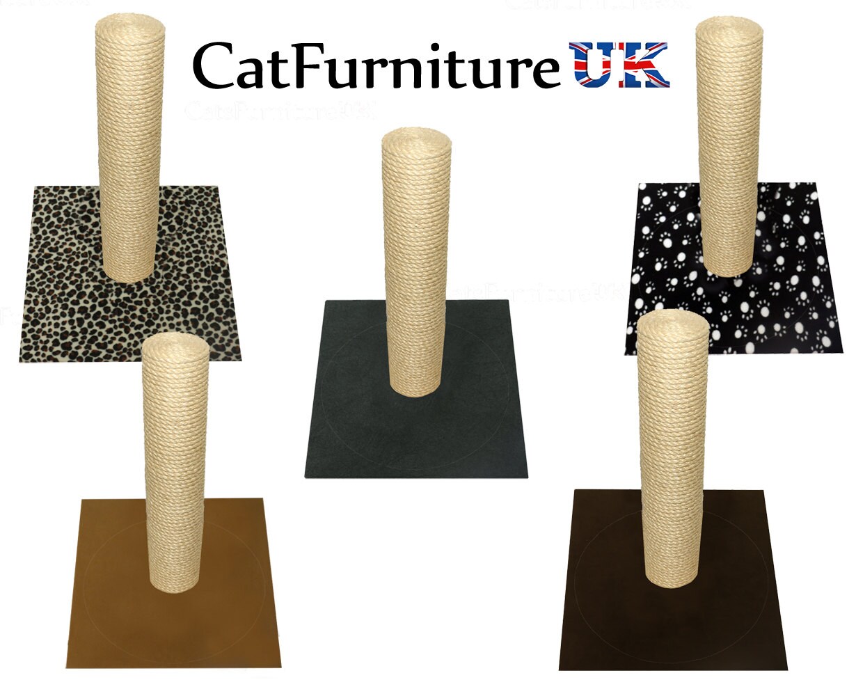100 Sisal Large Cat Scratching Post Handmade in UK High Etsy