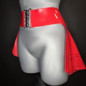 Belt peplum Latex Rubber