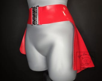 Belt peplum Latex Rubber