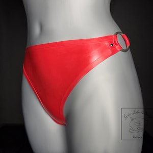 latex rubber thong custom made