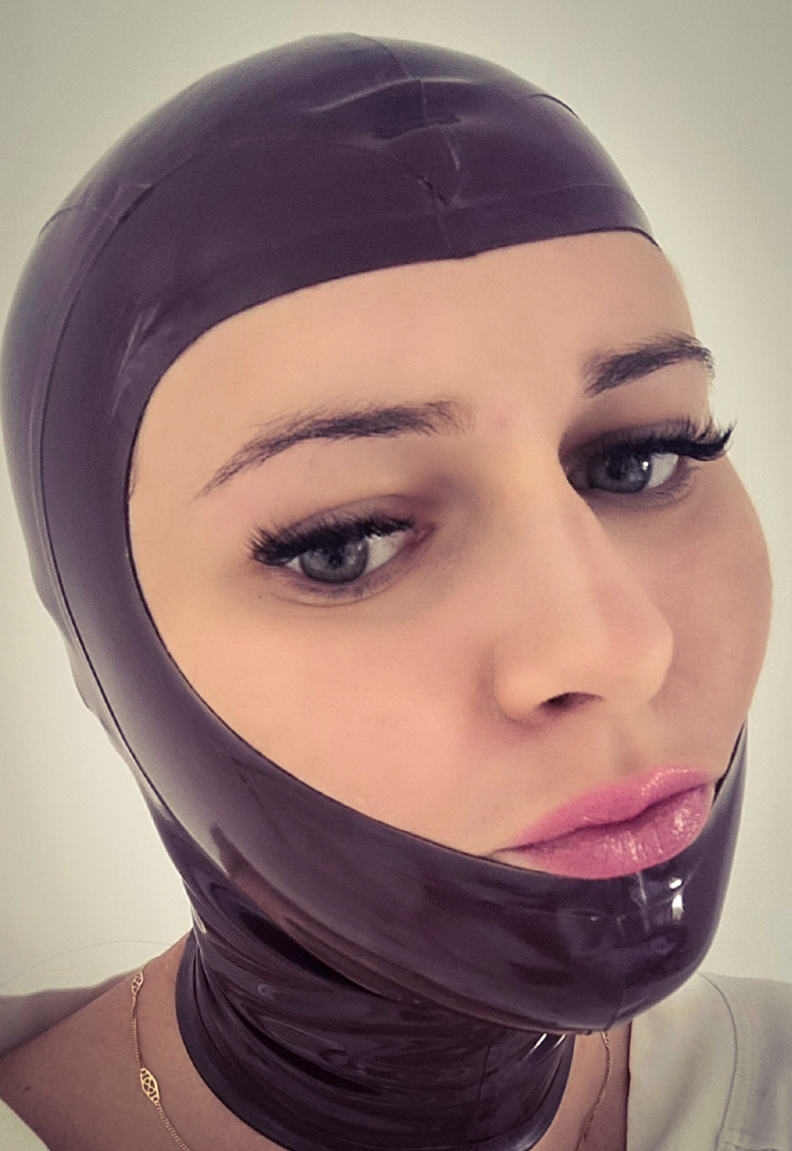 Latex Open Face Mask Etsy UK