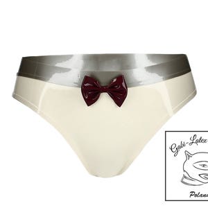 Latex Thong with a bow