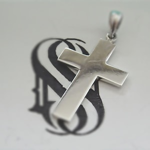 Solid Gold Cross Necklace 14K Gold Cross Necklace Cross Pendant Necklace Simple custom-made