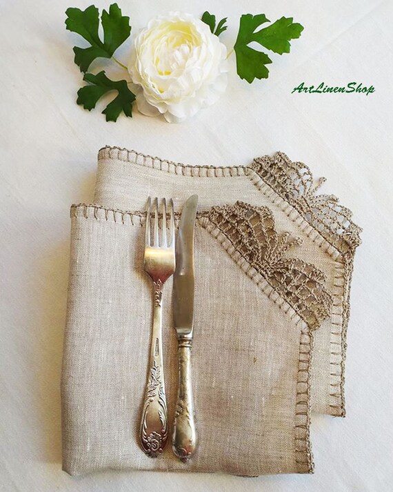 Linen napkins Wedding napkins cloth Reusable Etsy