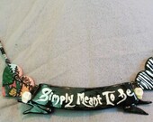 Simply meant to be Jack and Sally Necklace