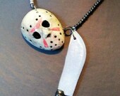 Friday The 13th Necklace Jason Voorhees Horror Goth Gothic Movie Scary
