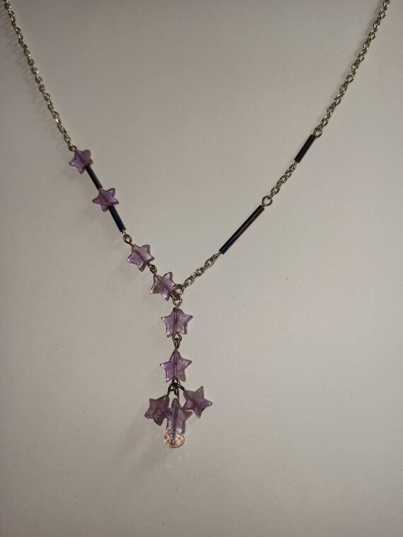 Amethyst Shooting Star Necklace - Etsy